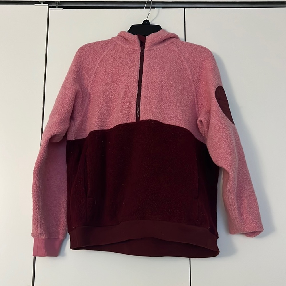 Pink outdoor voices fleece size M